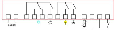 régulateur électronique EVERY CONTROL type EK820AP7 dimensions de montage 66,5x138mm 1 sondes EK820AP7