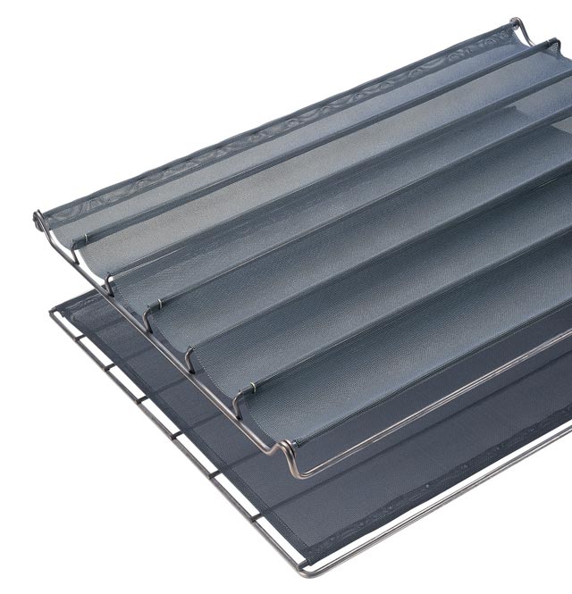 Toile de cuisson inox siliconé 600x800 mm 8 alvéoles
